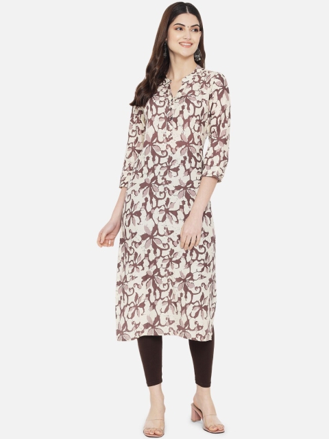 

7Threads Women Multicoloured Printed Floral Kurta, Multi