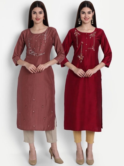 

7Threads Women Multicoloured Yoke Design Kurta, Multi