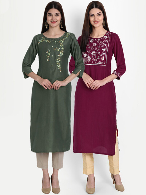

7Threads Women Multicoloured Kurta, Multi