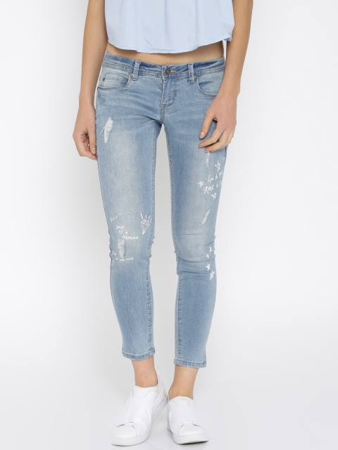

ONLY Women Blue Skinny Fit Stretchable Jeans