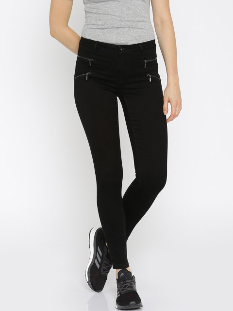 

ONLY Women Black Skinny Fit Jeggings