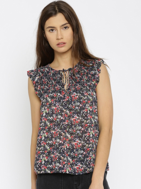 

ONLY Women Multicoloured Floral Print Top, Multi