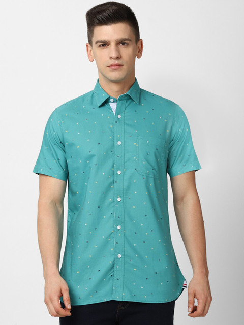 

Van Heusen Sport Men Blue Slim Fit Printed Casual Shirt