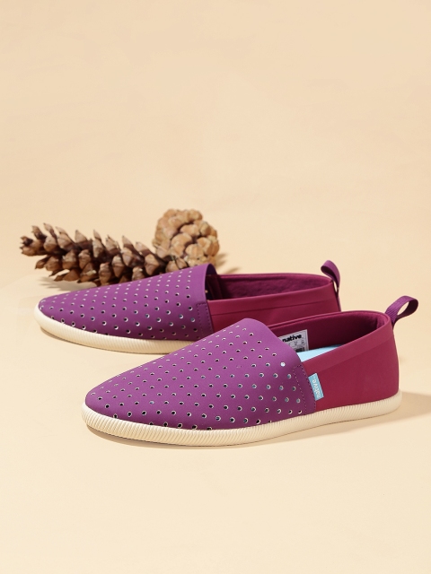 

native shoes Unisex Purple & Magenta Venice Slip-On Sneakers