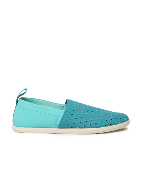 

native shoes Unisex Blue Slip-On Sneakers
