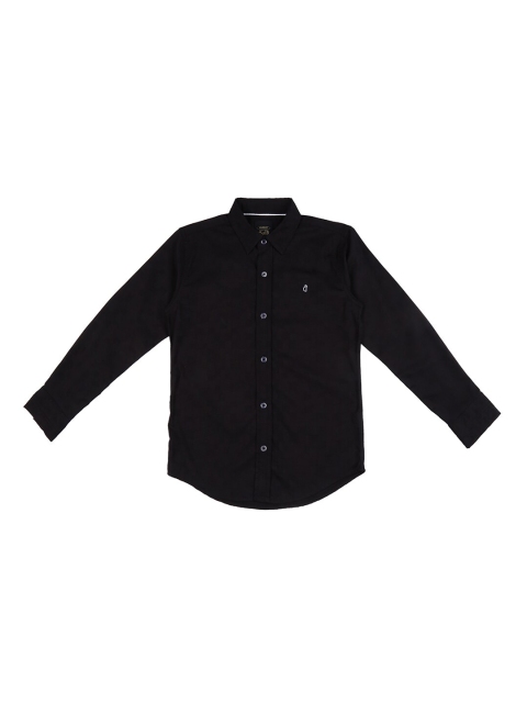 

Gini and Jony Boys Black Casual Shirt