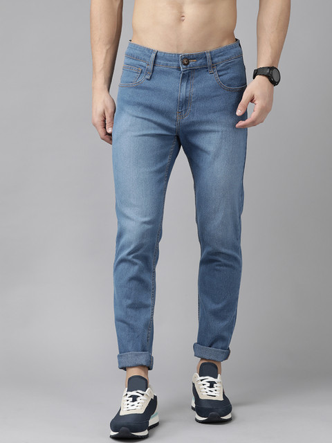 

Roadster Men Blue Slim Tapered Fit Light Fade Stretchable Jeans