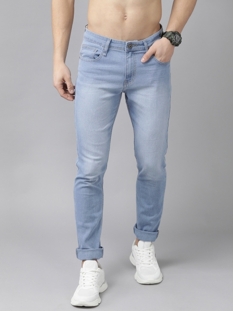 

Roadster Men Blue Slim Tapered Fit Heavy Fade Stretchable Jeans