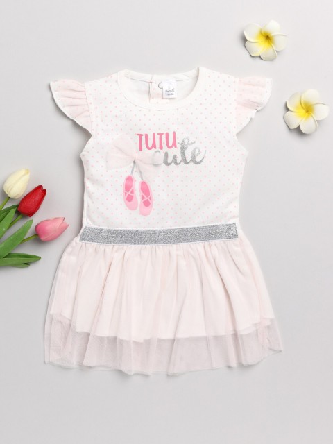 

Olio Kids Cream-Coloured Dress