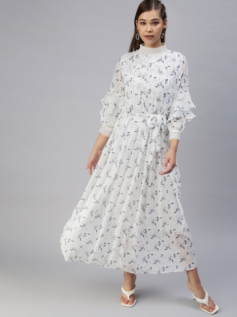 

SHOWOFF White Floral A-Line Dress