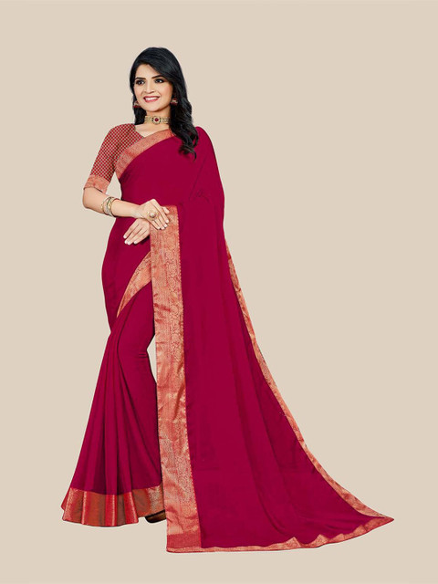 

UNITED LIBERTY Women Pink Sarees