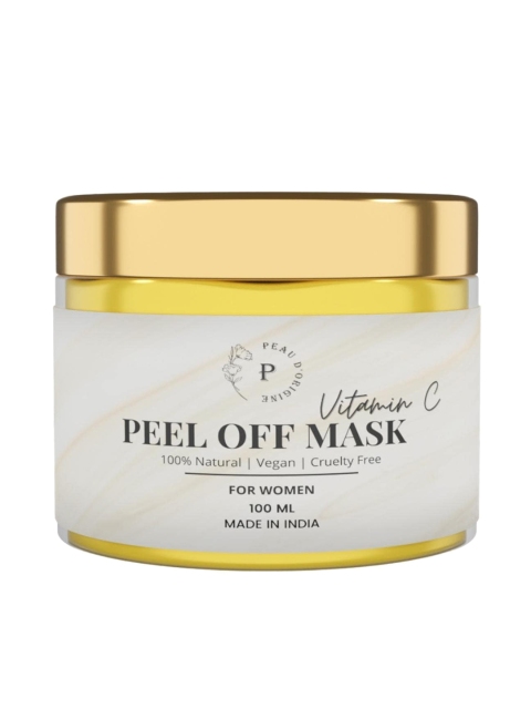 

Peau D'origine 100% Natural Vitamin C Peel Off Mask with Hyaluronic Acid - 100 ml, Off white