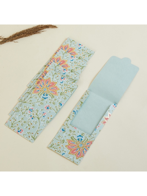 

Home Centre Set of 5 Blue Printed Paper Money Envelope
