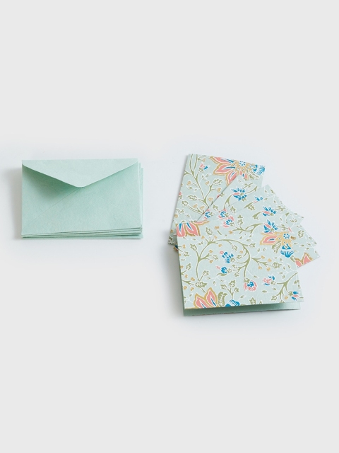

Home Centre Set of 6 Printed Paper Note Card with Envelope, Multi