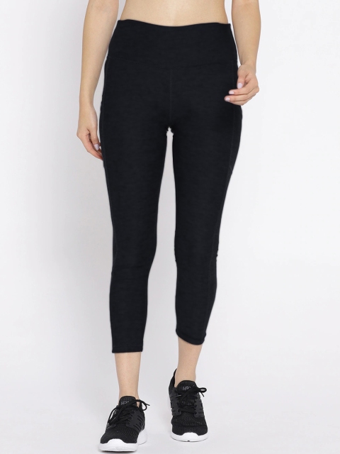 

Kanvin Women Black Solid Tights