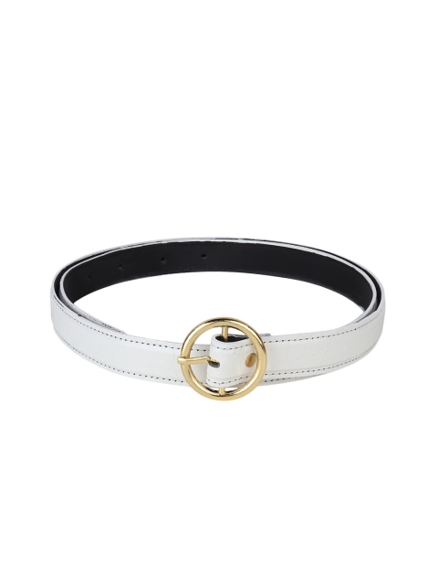 

LONDON FASHION hob Women White PU Belt