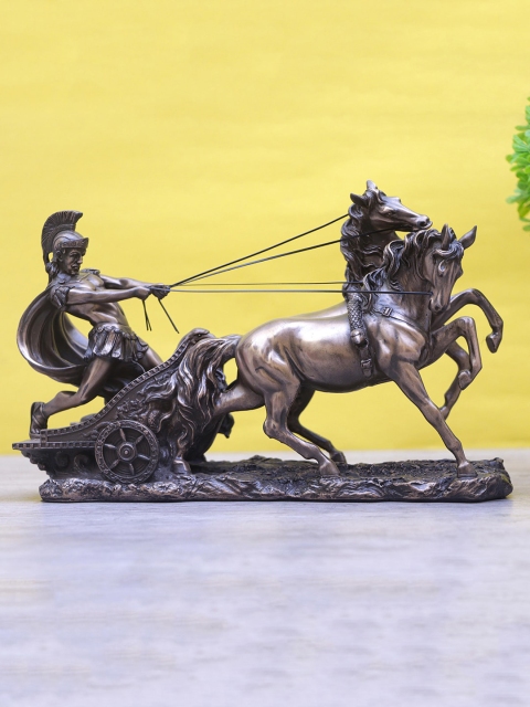 

StatueStudio Bronze-Toned Resin Roman Chariot Showpiece