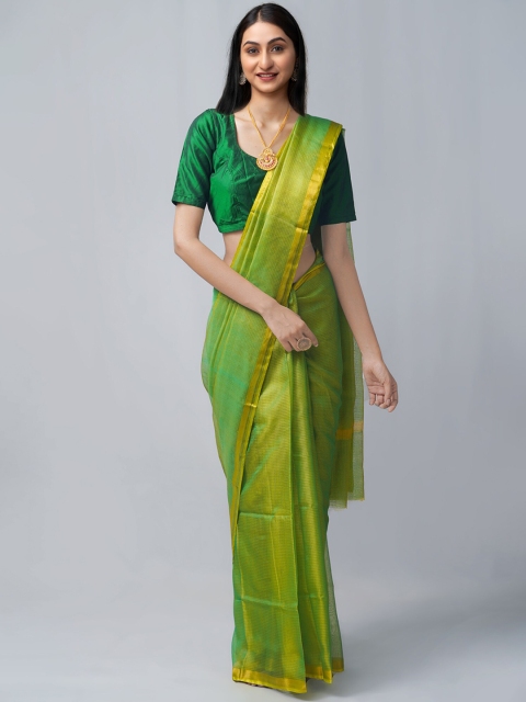 

Unnati Silks Women Green Sarees