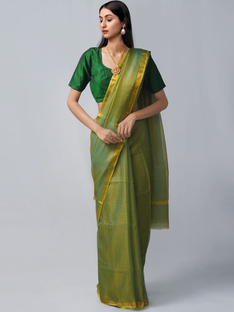 

Unnati Silks Women Green Sarees