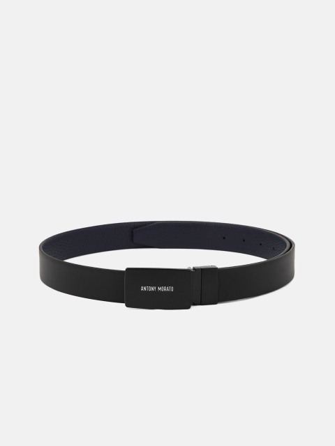

Antony Morato Men Black Leather Belt