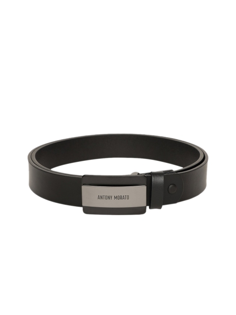 

Antony Morato Men Black Leather Belt