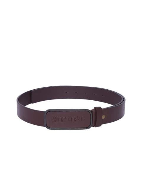 

Antony Morato Men Brown Leather Belt