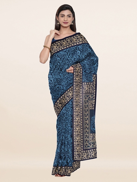 

Pothys Women Blue Sarees