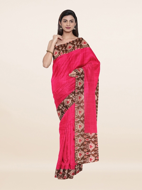 

Pothys Women Pink Sarees