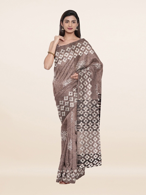 

Pothys Women Grey Sarees