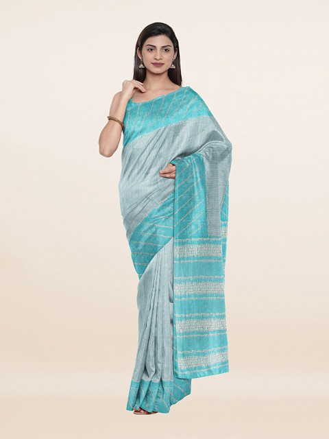 

Pothys Women Blue Sarees