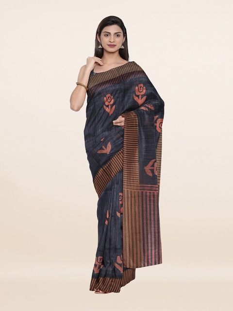 

Pothys Women Grey Sarees