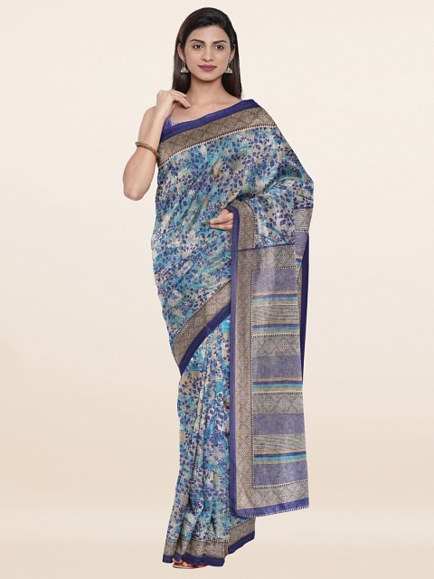 

Pothys Women Blue Sarees