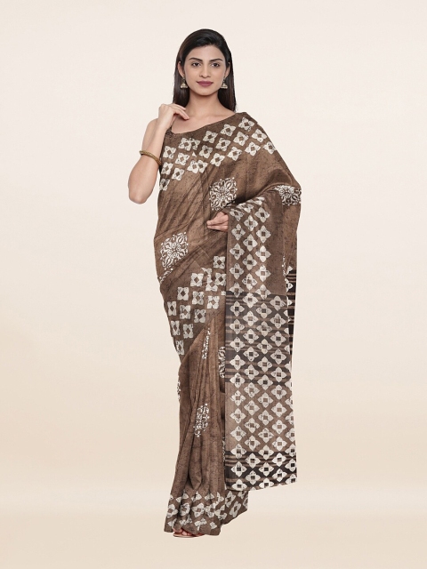 

Pothys Women Brown Sarees