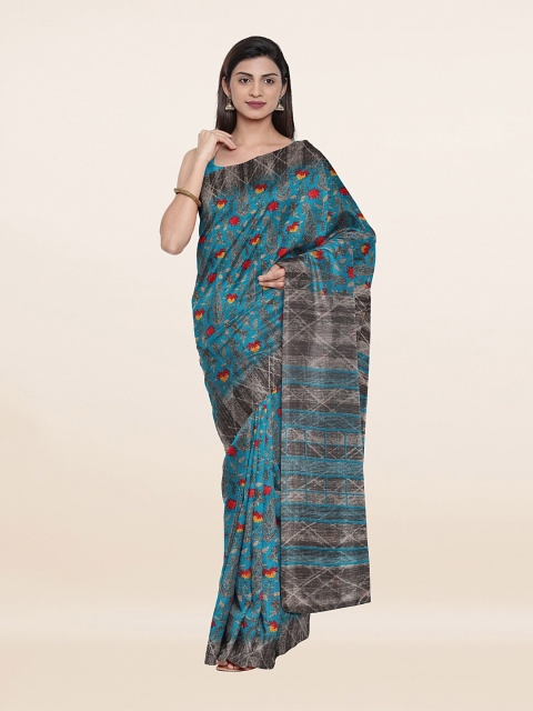 

Pothys Women Blue Sarees