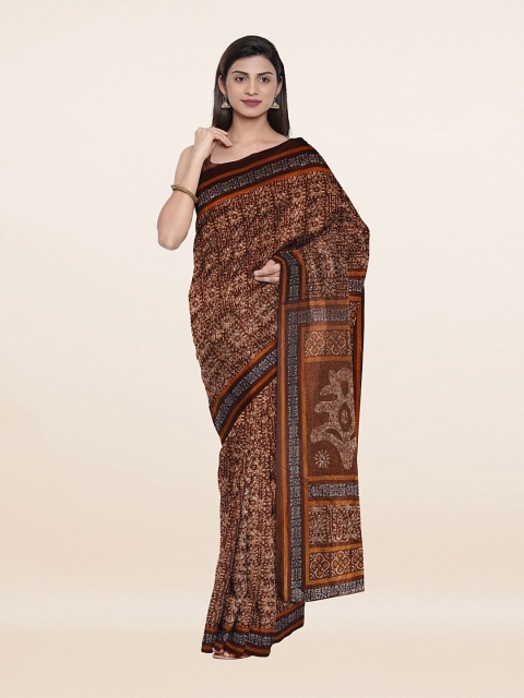 

Pothys Women Brown Sarees
