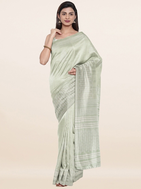 

Pothys Women Green Sarees