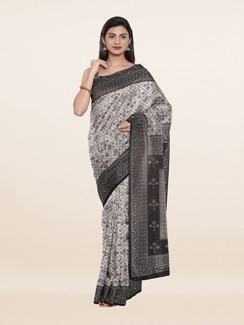 

Pothys Women Grey Sarees