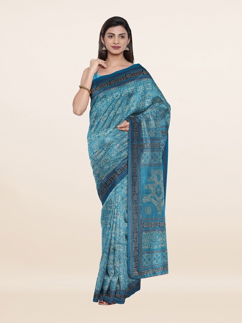 

Pothys Women Blue Sarees