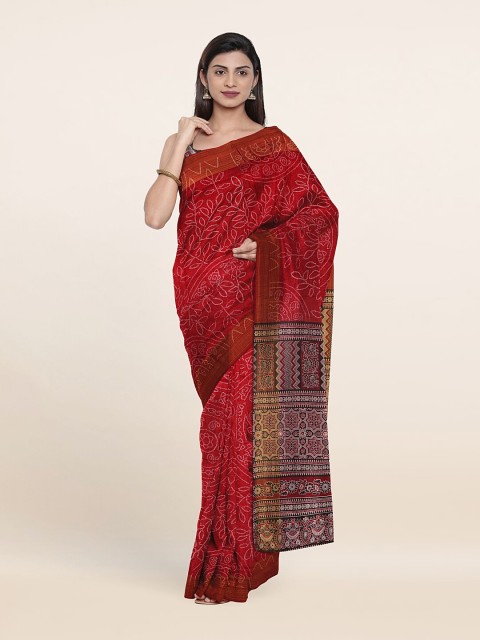 

Pothys Women Maroon Sarees