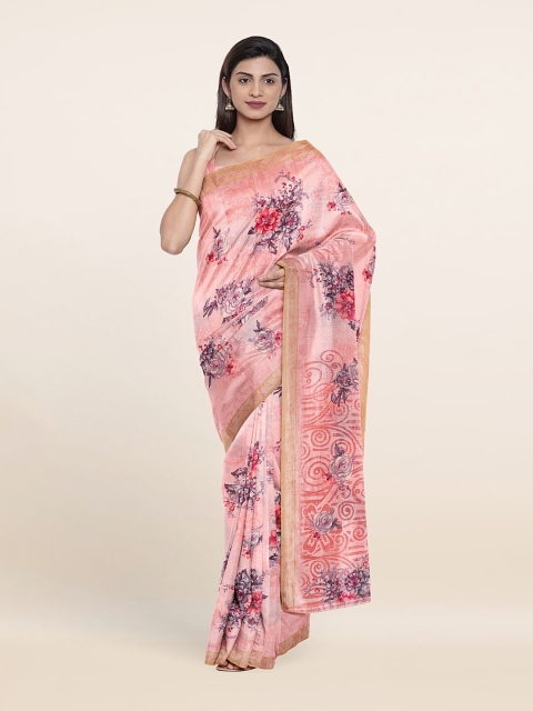 

Pothys Women Pink Sarees