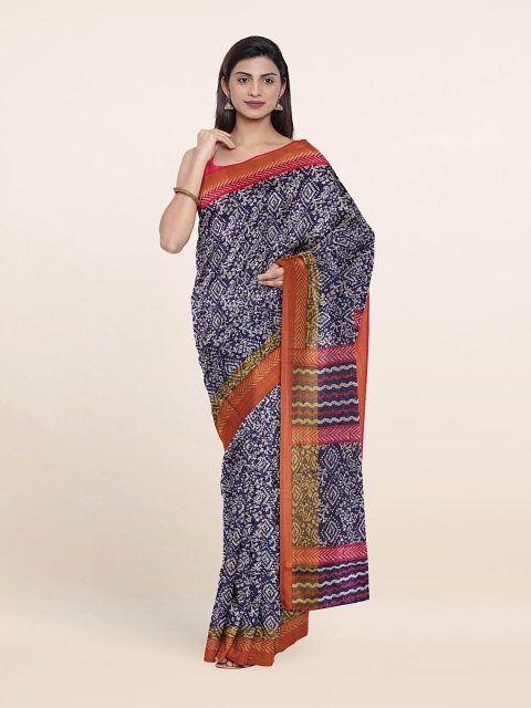 

Pothys Women Blue Sarees