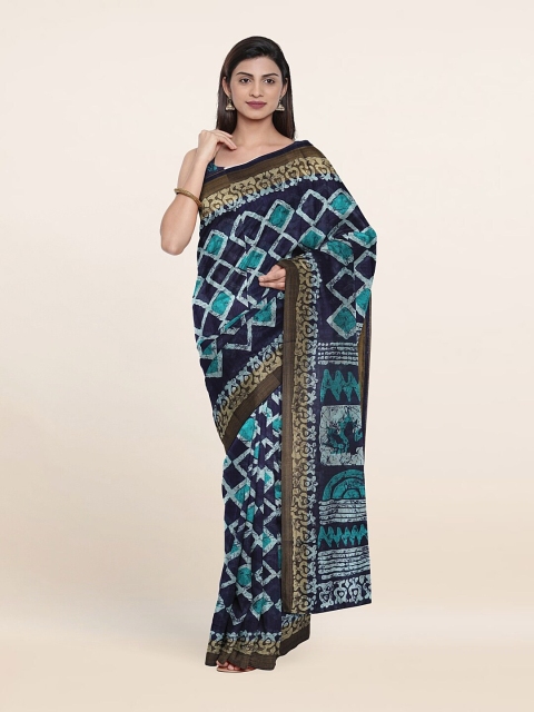 

Pothys Women Blue Sarees