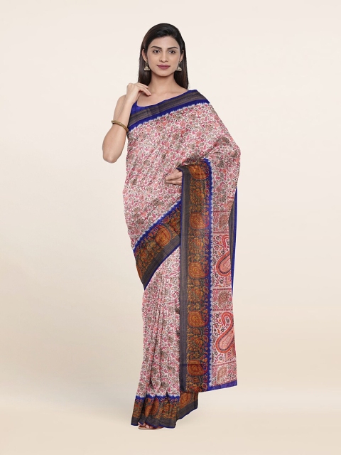 

Pothys Women Off White Sarees