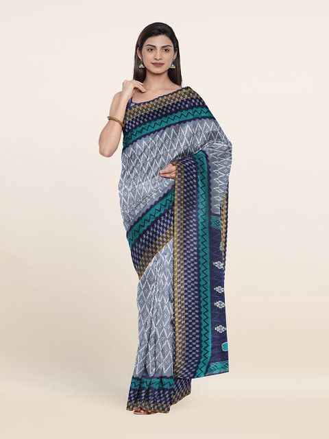

Pothys Women Grey Sarees