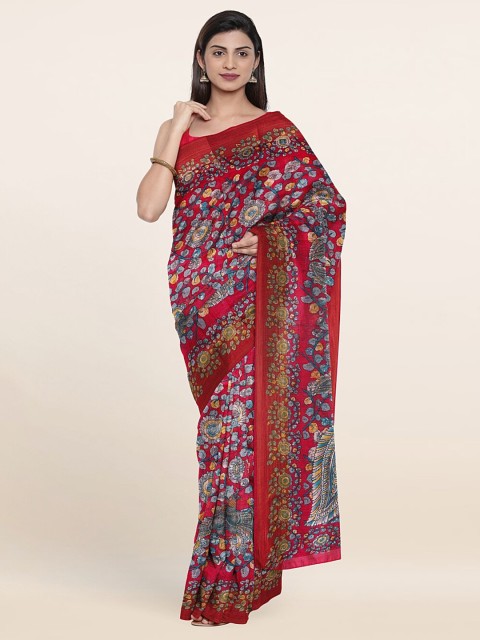 

Pothys Women Pink Sarees