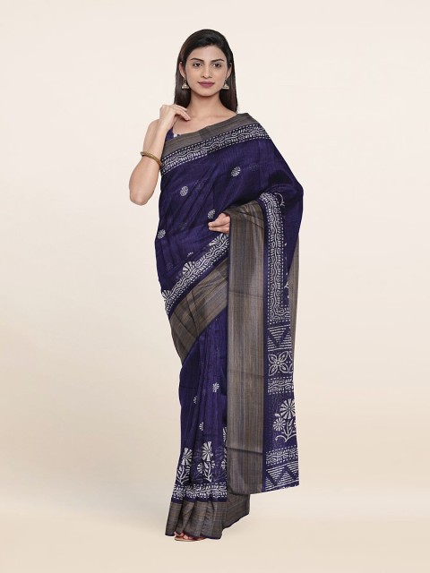 

Pothys Women Blue Sarees