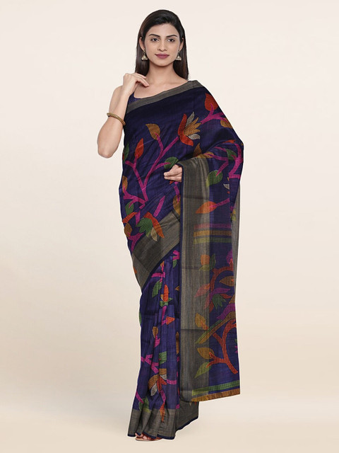 

Pothys Women Blue Sarees