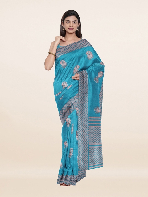 

Pothys Women Blue Sarees