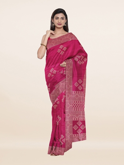 

Pothys Women Pink Sarees