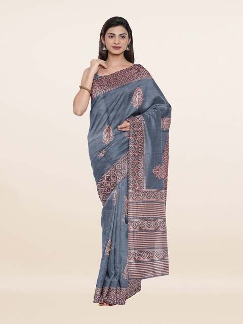 

Pothys Women Grey Sarees